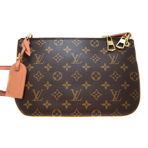 Louis Vuitton Loretta Shoulder Bag Monogram Canvas Brown